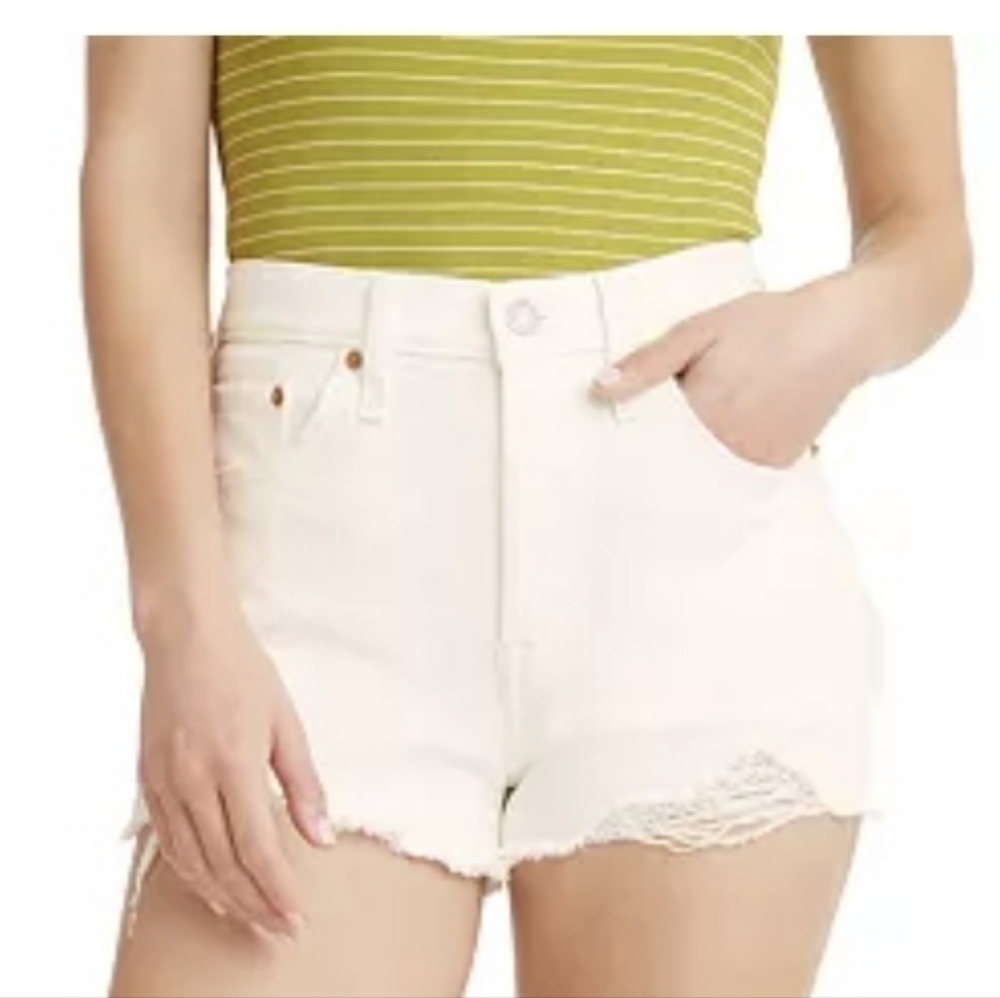 Levis 501 high-waisted shorts